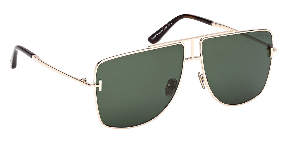Tom Ford FT1307 ELIOTT-02 28N 59 - Shiny Rose Gold / Green #id:ft130728n_s:102135