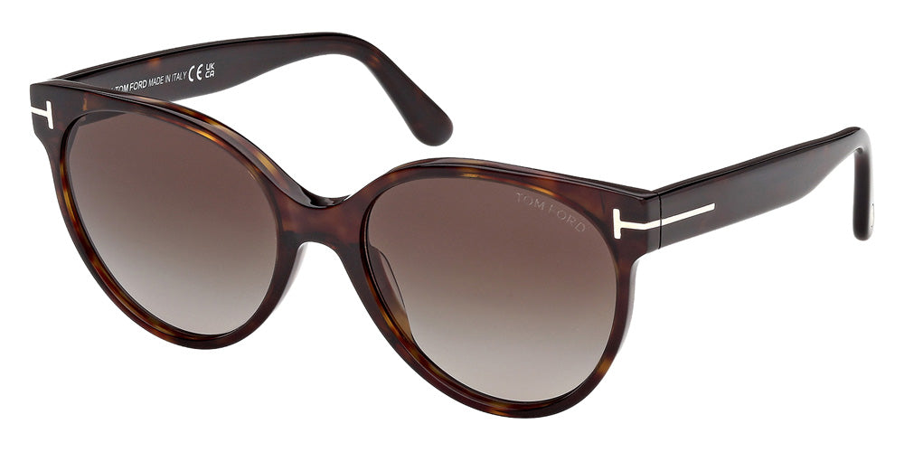 Tom Ford FT1311 TALLULAH-02 52B 56 - Dark Havana / Gradient Smoke #id:ft131152b_s:100105
