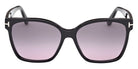 Tom Ford FT1312 IRIS-02 01B 56 - Shiny Black / Gradient Smoke #id:ft131201b_s:100100
