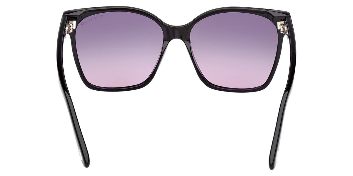 Tom Ford FT1312 IRIS-02 01B 56 - Shiny Black / Gradient Smoke #id:ft131201b_s:100120