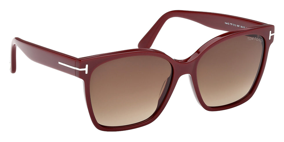 Tom Ford FT1312 IRIS-02 69F 56 - Shiny Bordeaux / Gradient Brown #id:ft131269f_s:104135