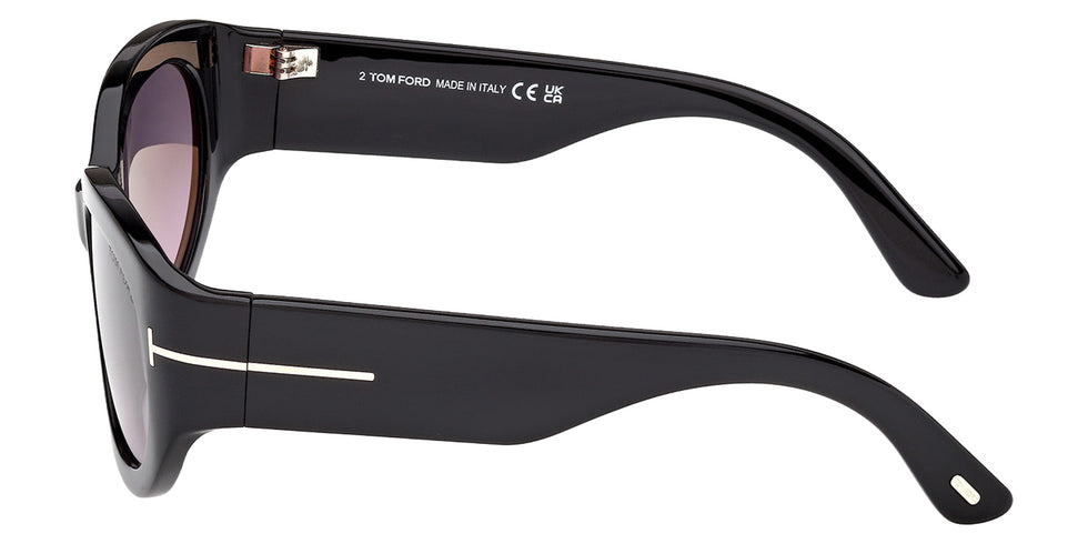 Tom Ford FT1313 01B 53 - Shiny Black / Gradient Smoke 01B #id:ft131301b_s:100110