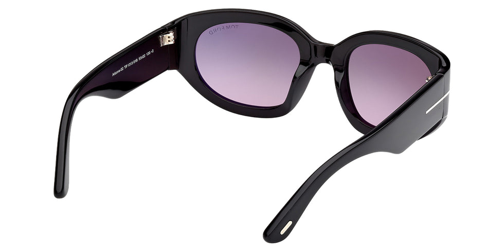 Tom Ford FT1313 01B 53 - Shiny Black / Gradient Smoke 01B #id:ft131301b_s:100125