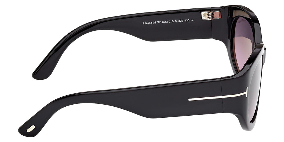 Tom Ford FT1313 01B 53 - Shiny Black / Gradient Smoke 01B #id:ft131301b_s:100130