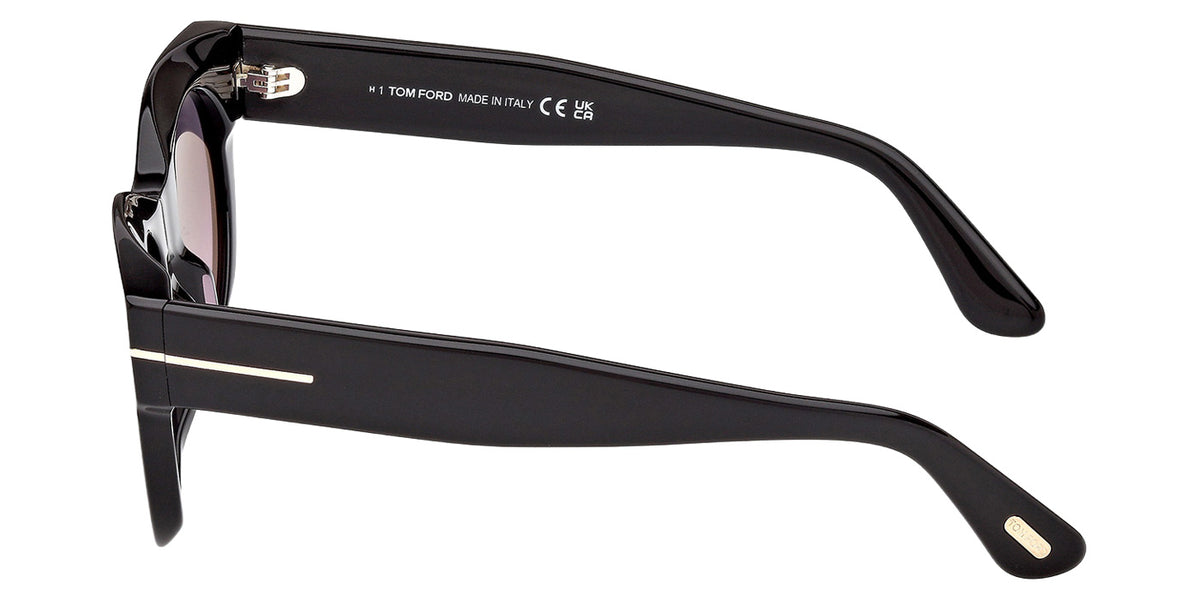 Tom Ford FT1315 MARINE-02 01B 50 - Shiny Black / Gradient Smoke #id:ft131501b_s:100110