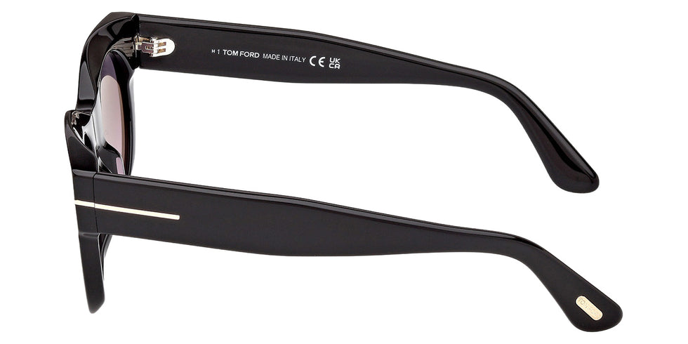 Tom Ford FT1315 MARINE-02 01B 50 - Shiny Black / Gradient Smoke #id:ft131501b_s:100110