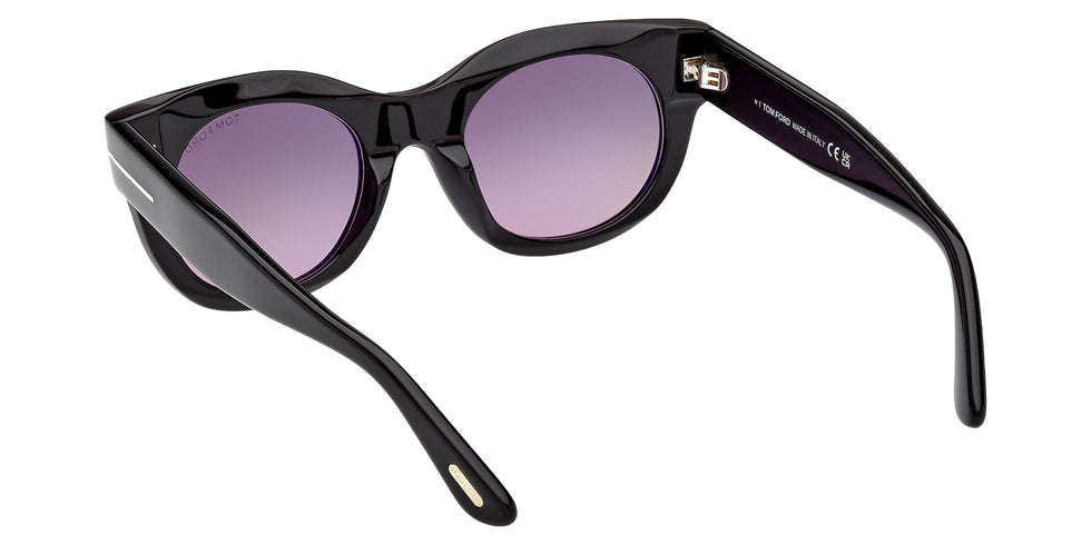 Tom Ford FT1315 MARINE-02 01B 50 - Shiny Black / Gradient Smoke #id:ft131501b_s:100115