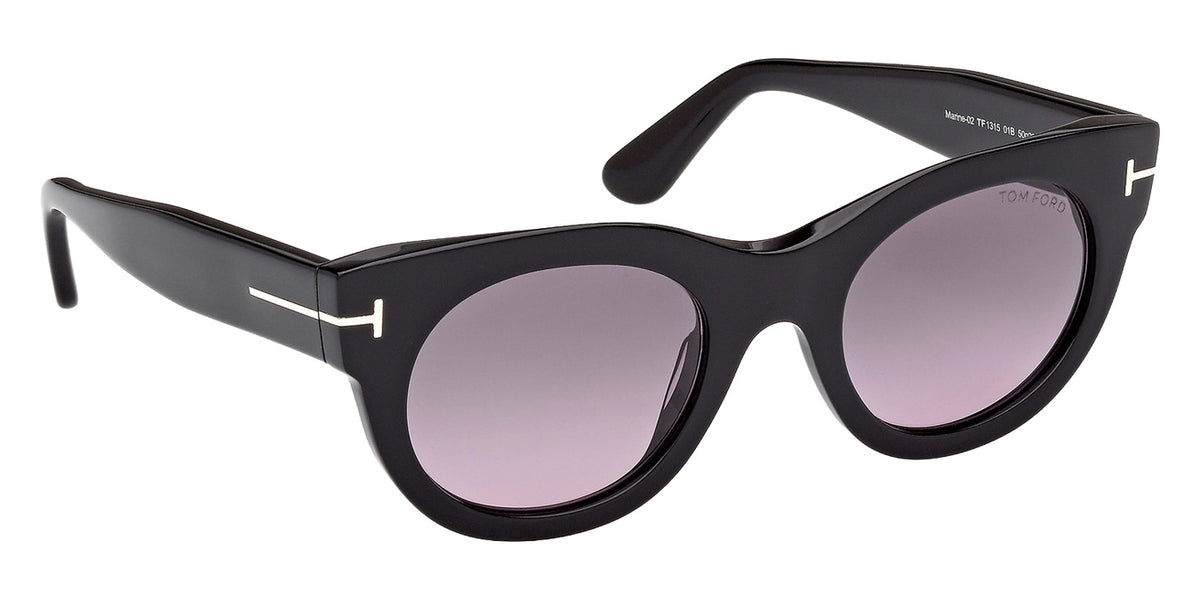 Tom Ford FT1315 MARINE-02 01B 50 - Shiny Black / Gradient Smoke #id:ft131501b_s:100135