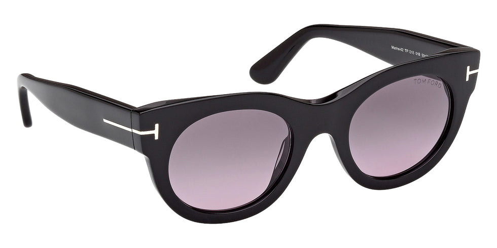 Tom Ford FT1315 MARINE-02 01B 50 - Shiny Black / Gradient Smoke #id:ft131501b_s:100135