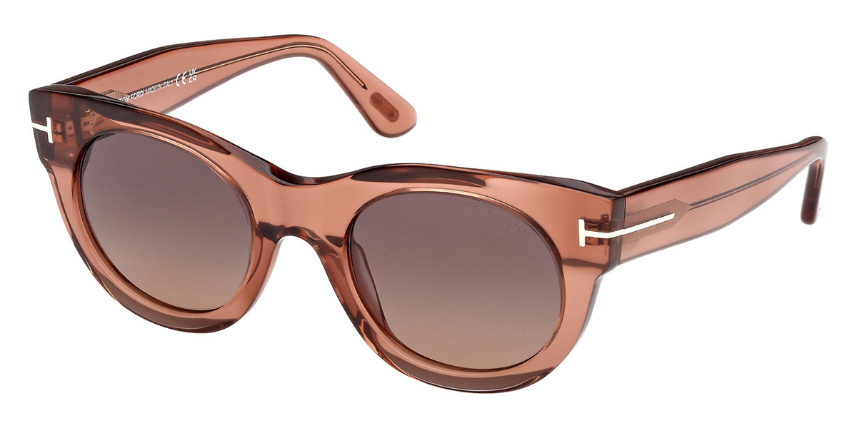 Tom Ford FT1315 MARINE-02 45T 50 - Shiny Light Brown / Gradient Bordeaux #id:ft131545t_s:102105