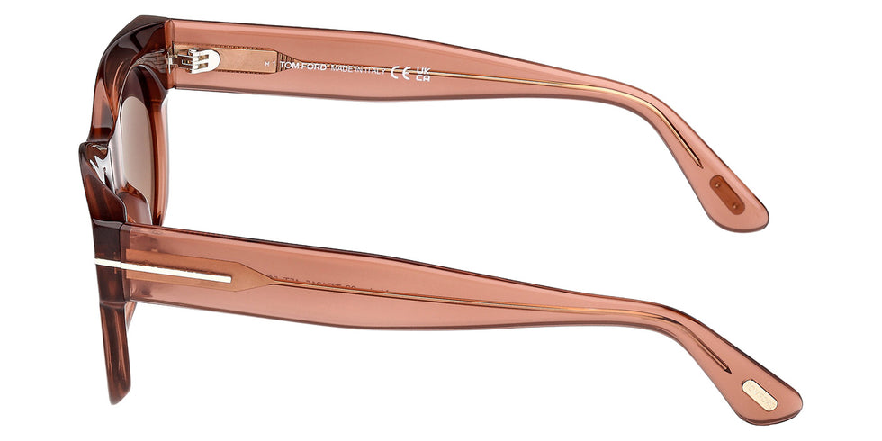 Tom Ford FT1315 MARINE-02 45T 50 - Shiny Light Brown / Gradient Bordeaux #id:ft131545t_s:102110