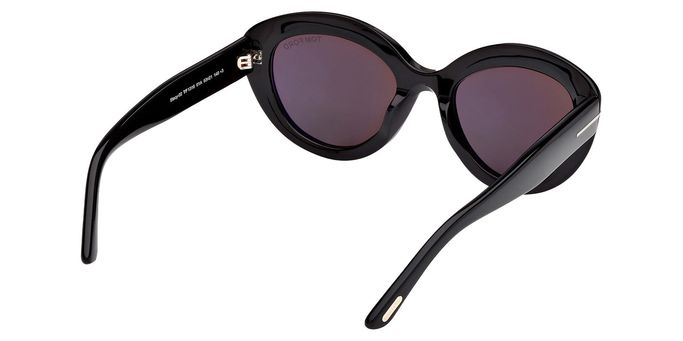 Tom Ford FT1316 STACY-02 01A 53 - Shiny Black / Smoke #id:ft131601a_s:100125