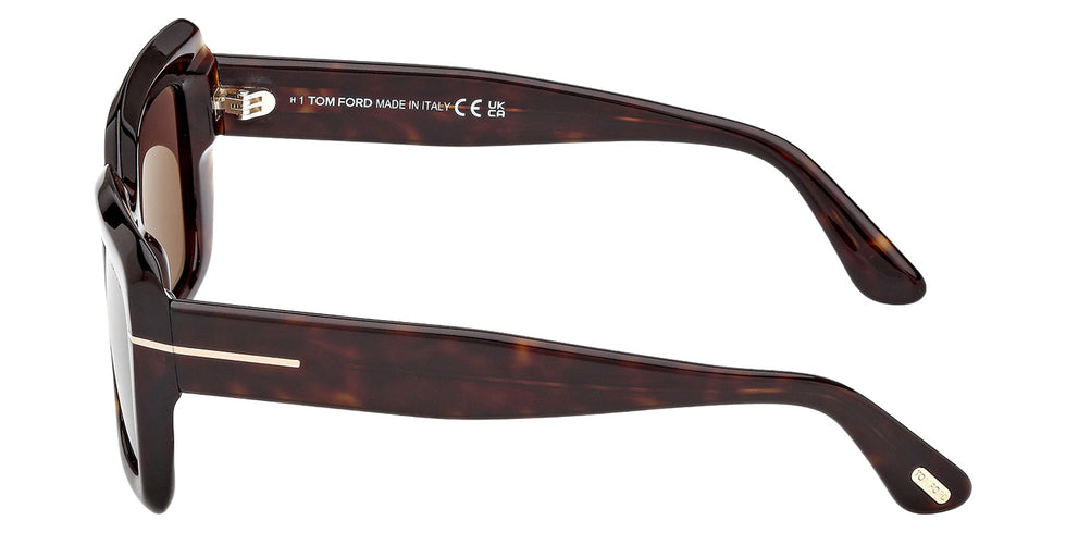 Tom Ford FT1318 LEILA-02 52E 52 - Dark Havana / Brown #id:ft131852e_s:102110