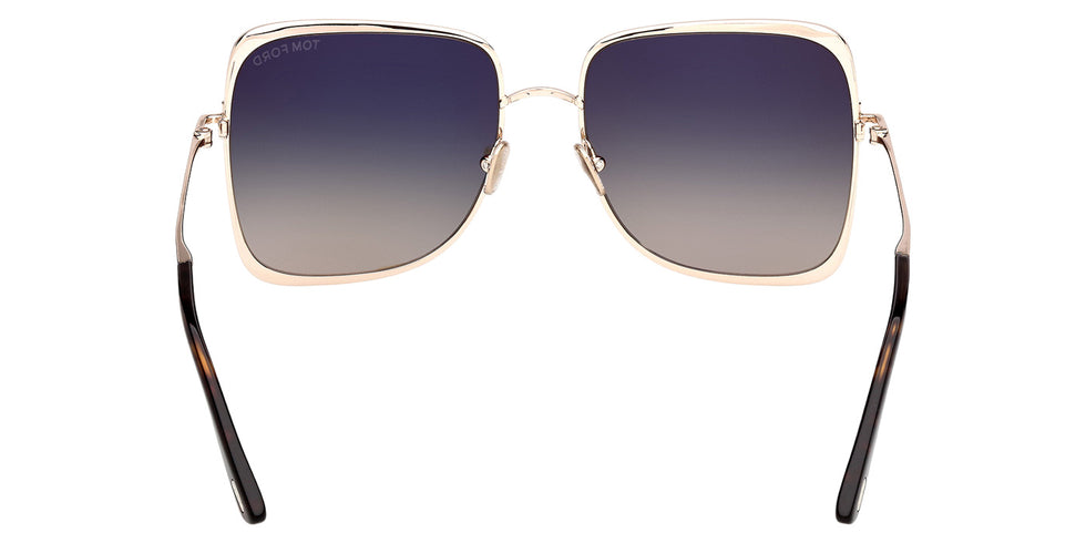 Tom Ford FT1319 TARA-02 28B 57 - Shiny Rose Gold / Gradient Smoke #id:ft131928b_s:100120