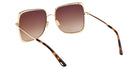 Tom Ford FT1319 TARA-02 30F 57 - Shiny Deep Gold / Gradient Brown #id:ft131930f_s:102115