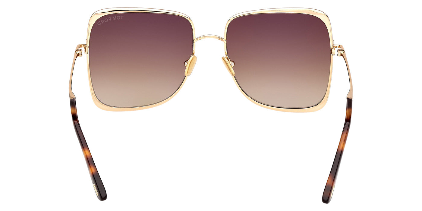 Tom Ford FT1319 TARA-02 30F 57 - Shiny Deep Gold / Gradient Brown #id:ft131930f_s:102120