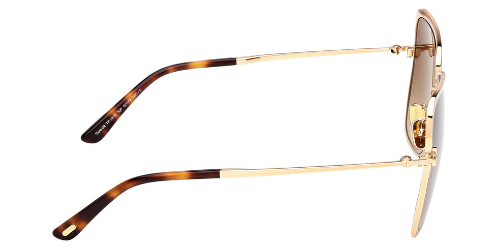 Tom Ford FT1319 TARA-02 30F 57 - Shiny Deep Gold / Gradient Brown #id:ft131930f_s:102130