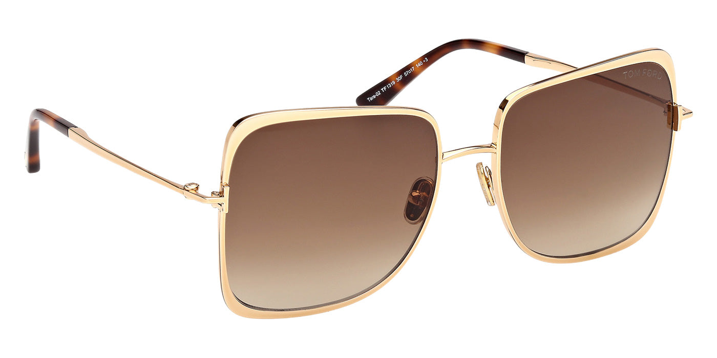 Tom Ford FT1319 TARA-02 30F 57 - Shiny Deep Gold / Gradient Brown #id:ft131930f_s:102135