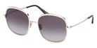 Tom Ford FT1320 28W 57 - Shiny Rose Gold / Gradient Blue 28W #id:ft132028w_s:100105