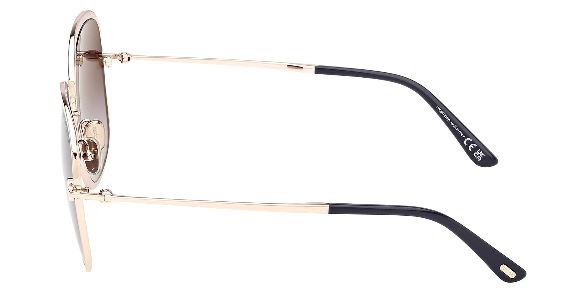 Tom Ford FT1320 28W 57 - Shiny Rose Gold / Gradient Blue 28W #id:ft132028w_s:100110