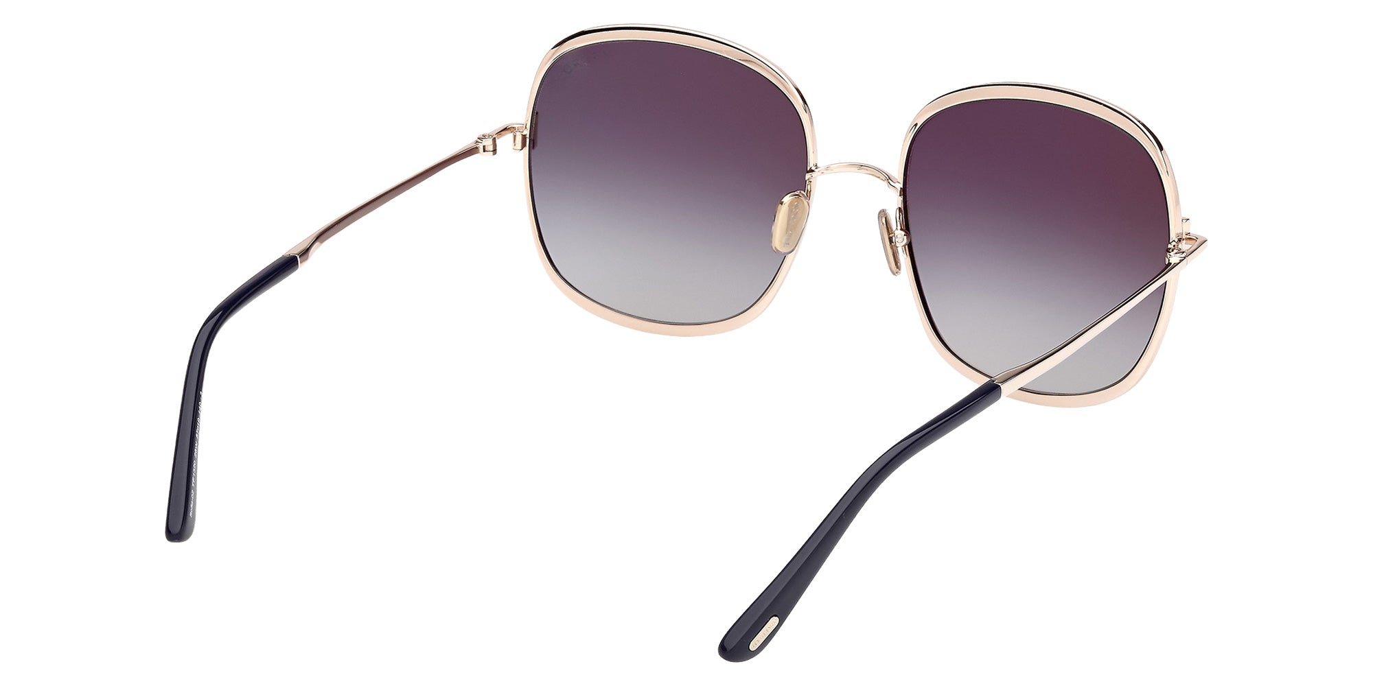Tom Ford FT1320 28W 57 - Shiny Rose Gold / Gradient Blue 28W #id:ft132028w_s:100125