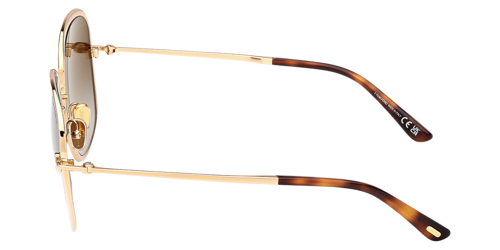 Tom Ford FT1320 30P 57 - Shiny Deep Gold / Gradient Green 30P #id:ft132030p_s:102110