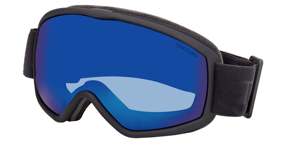 Tom Ford FT1321 01X 170 - Shiny Black / Blue Mirrored 01X #id:ft132101x_s:100105