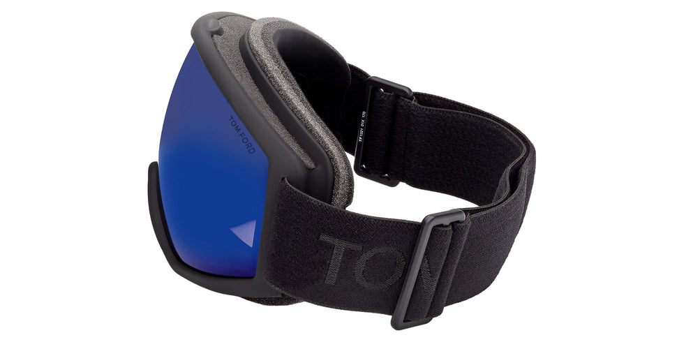 Tom Ford FT1321 01X 170 - Shiny Black / Blue Mirrored 01X #id:ft132101x_s:100110