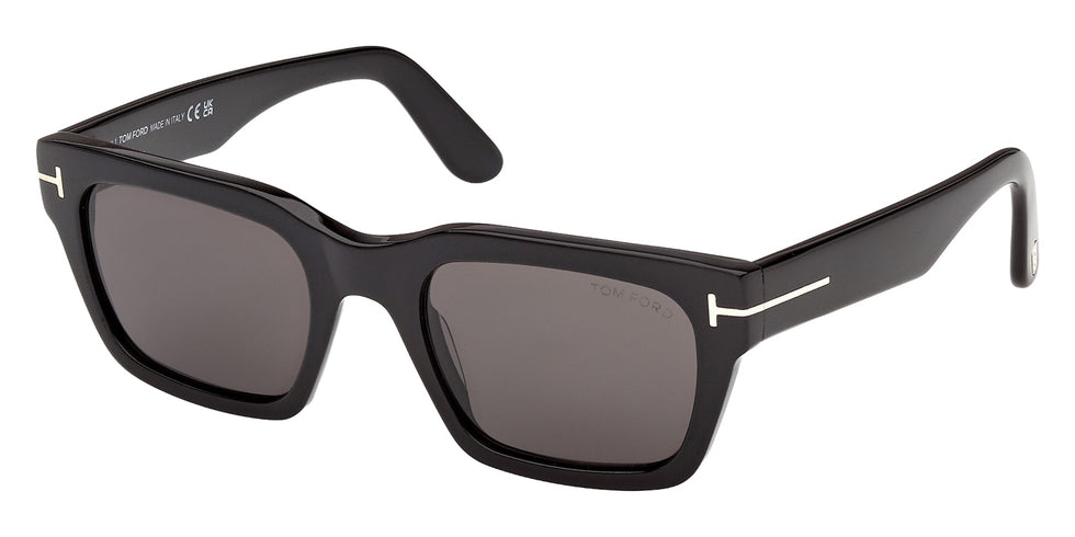 Tom Ford FT1333 ANDY-02 01A 55 - Shiny Black / Smoke #id:ft133301a_s:100105