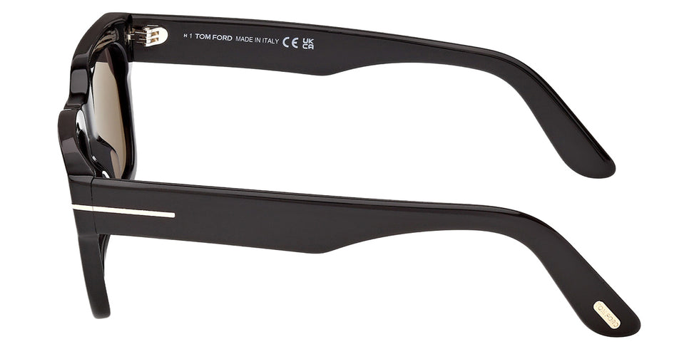 Tom Ford FT1333 ANDY-02 01A 55 - Shiny Black / Smoke #id:ft133301a_s:100110