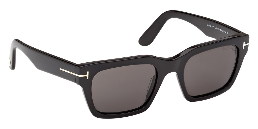 Tom Ford FT1333 ANDY-02 01A 55 - Shiny Black / Smoke #id:ft133301a_s:100135