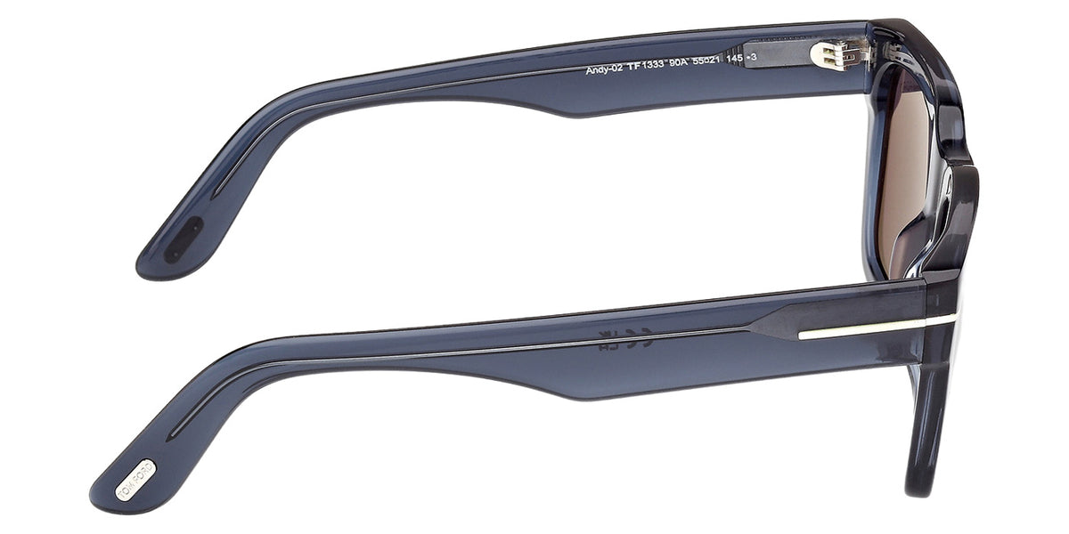 Tom Ford FT1333 ANDY-02 90A 55 - Shiny Blue / Smoke #id:ft133390a_s:106130