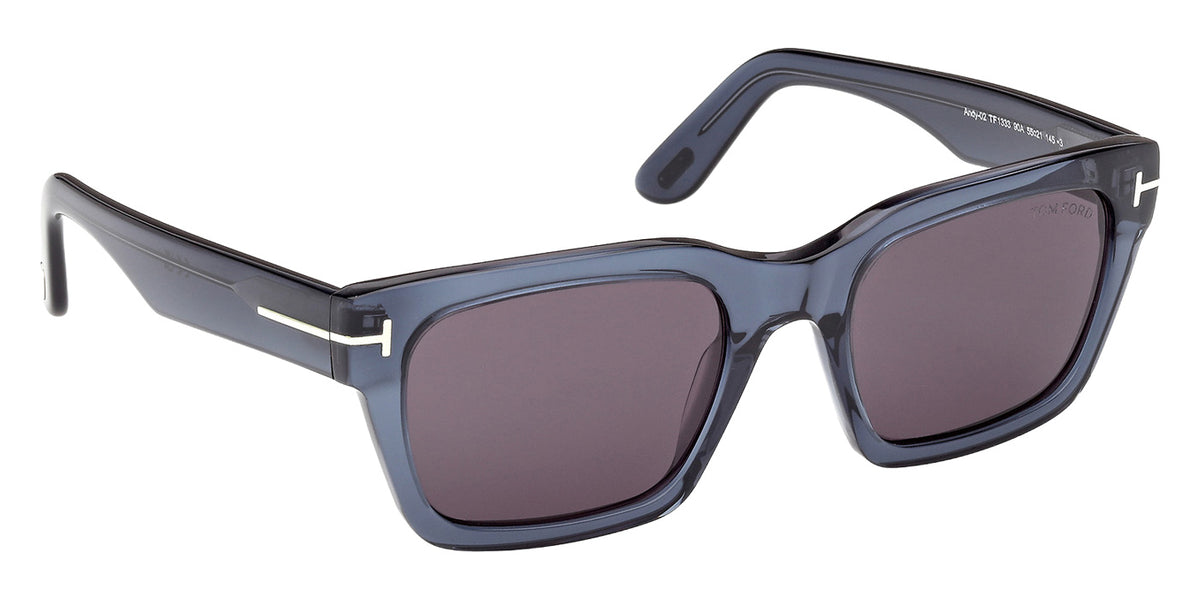 Tom Ford FT1333 ANDY-02 90A 55 - Shiny Blue / Smoke #id:ft133390a_s:106135