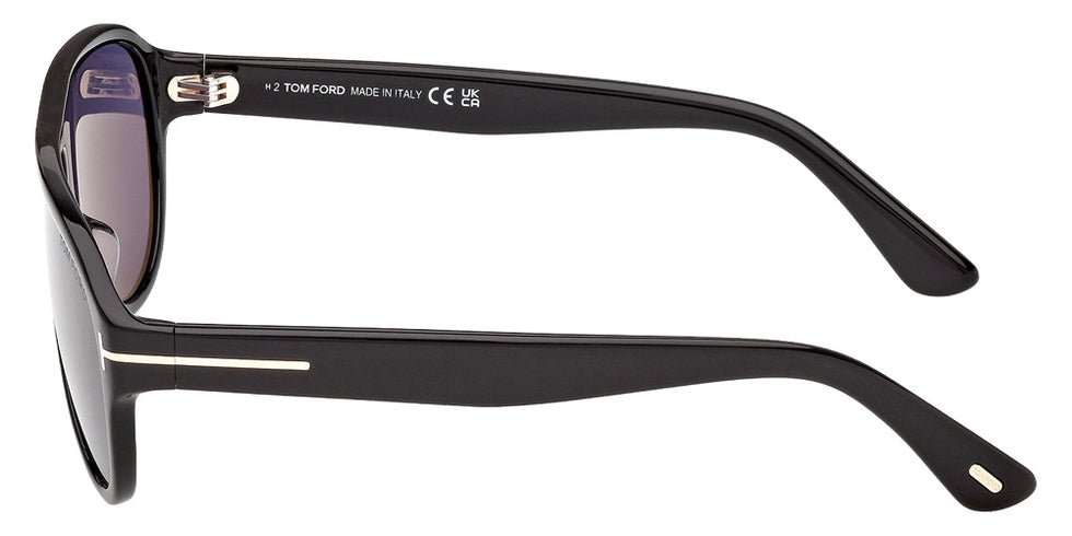 Tom Ford FT1336 SAMUELE-02 01V 61 - Shiny Black / Blue #id:ft133601v_s:100110
