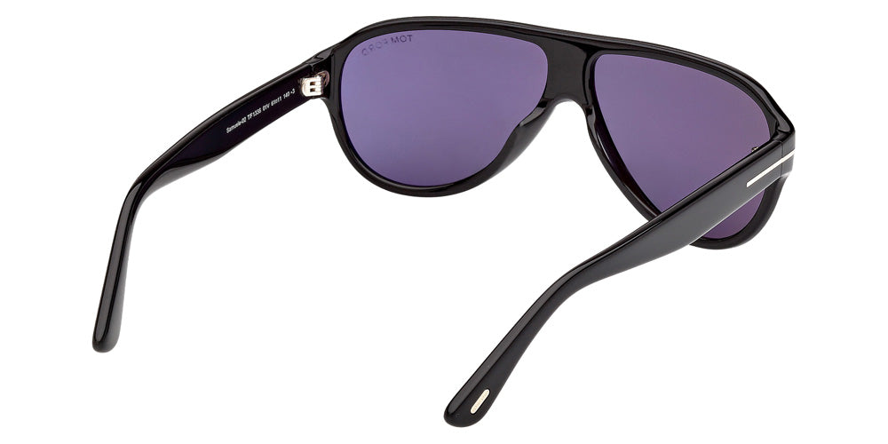 Tom Ford FT1336 SAMUELE-02 01V 61 - Shiny Black / Blue #id:ft133601v_s:100125