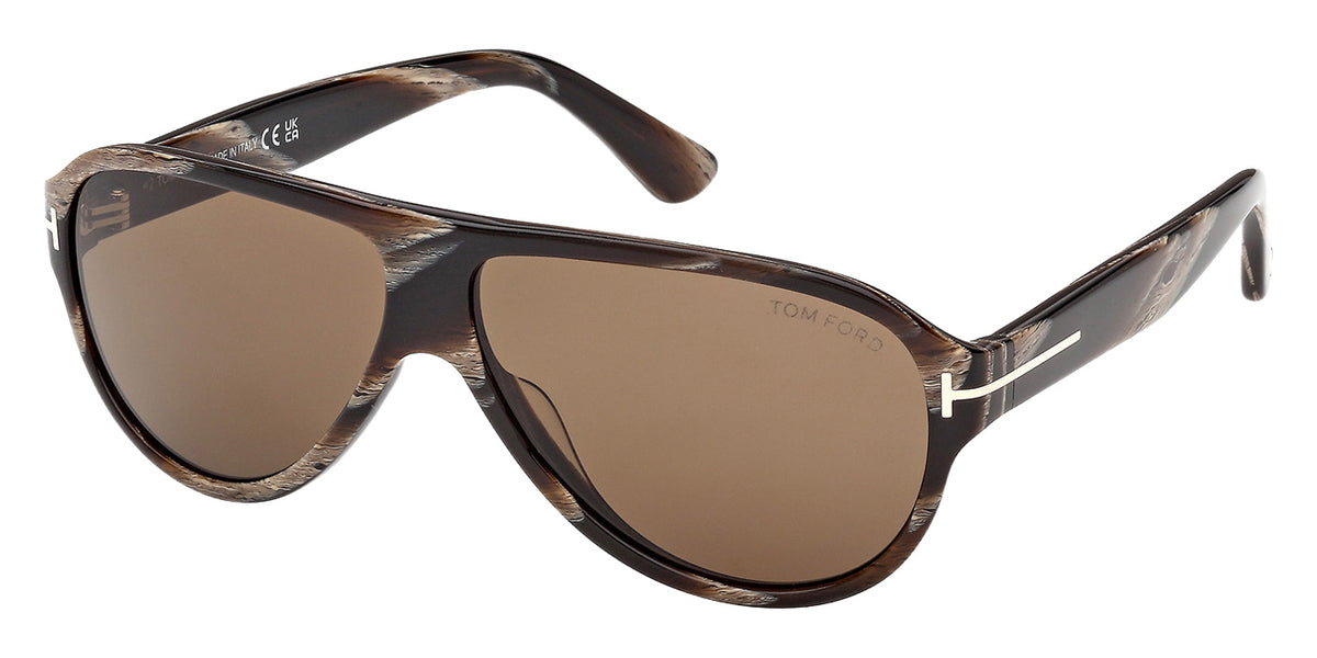 Tom Ford FT1336 SAMUELE-02 63J 61 - Black Horn / Roviex #id:ft133663j_s:100105