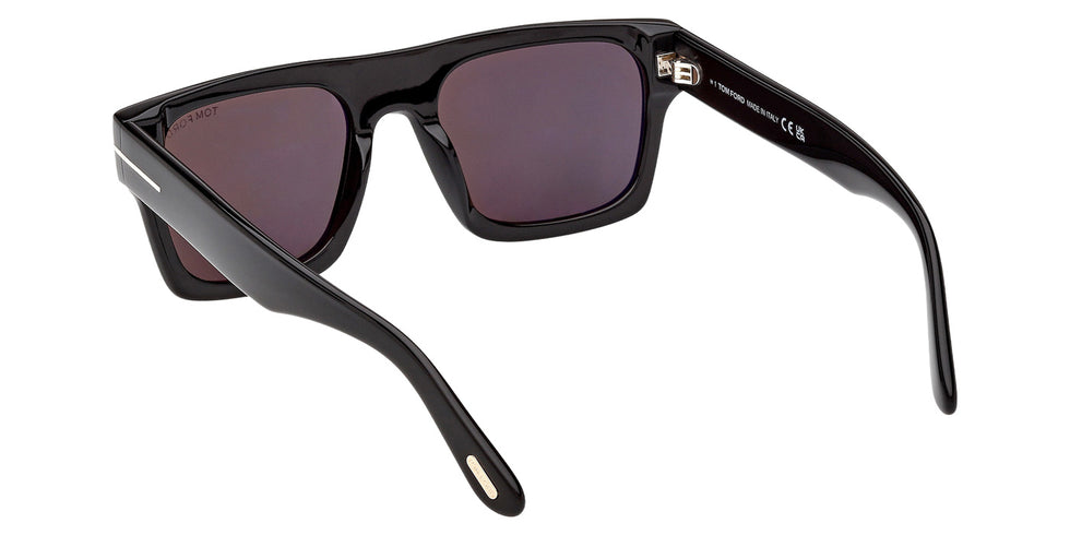 Tom Ford FT1337 CYRUS-02 01A 53 - Shiny Black / Smoke #id:ft133701a_s:100115