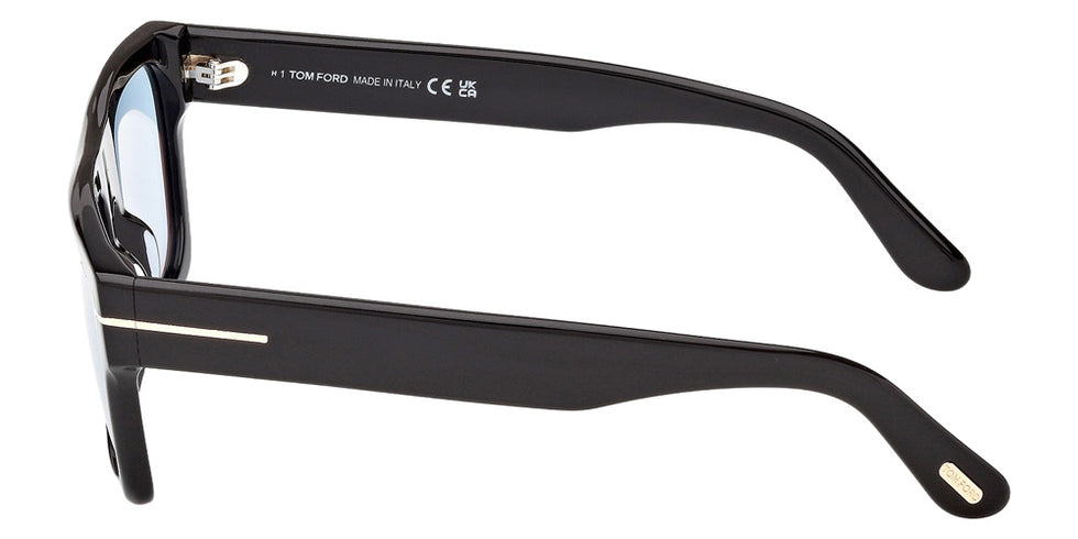 Tom Ford FT1337 CYRUS-02 01V 53 - Shiny Black / Blue Photochromic #id:ft133701v_s:100110
