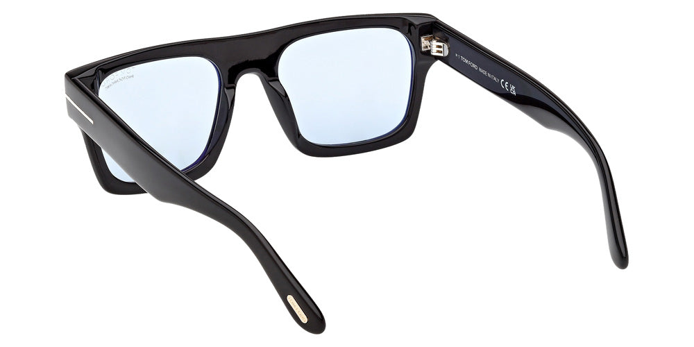 Tom Ford FT1337 CYRUS-02 01V 53 - Shiny Black / Blue Photochromic #id:ft133701v_s:100115