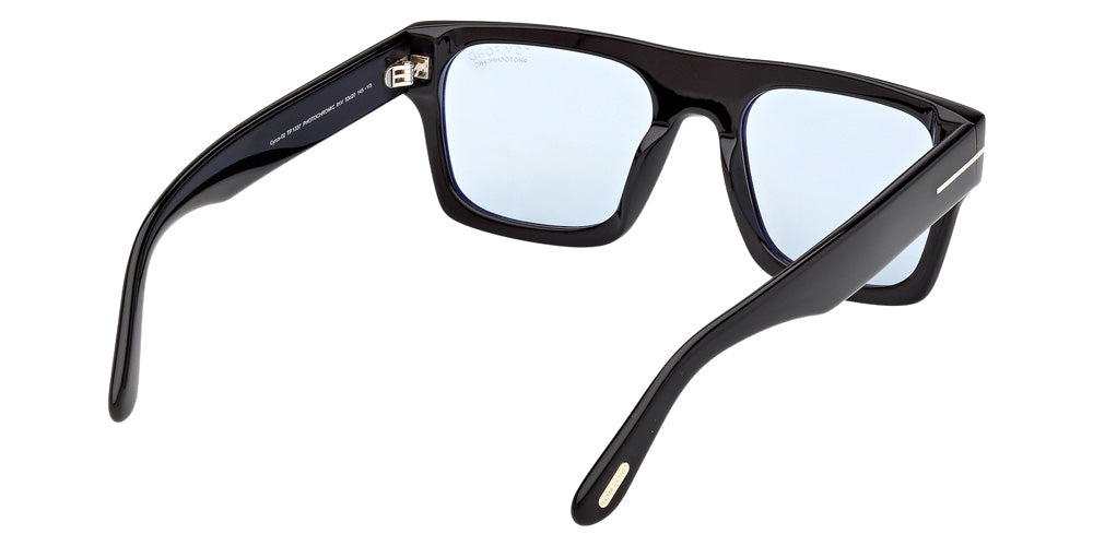 Tom Ford FT1337 CYRUS-02 01V 53 - Shiny Black / Blue Photochromic #id:ft133701v_s:100125