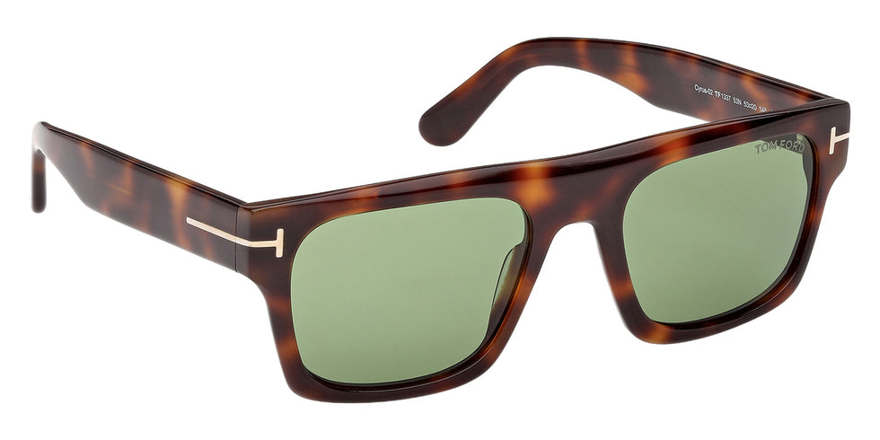 Tom Ford FT1337 CYRUS-02 53N 53 - Blonde Havana / Green #id:ft133753n_s:102135