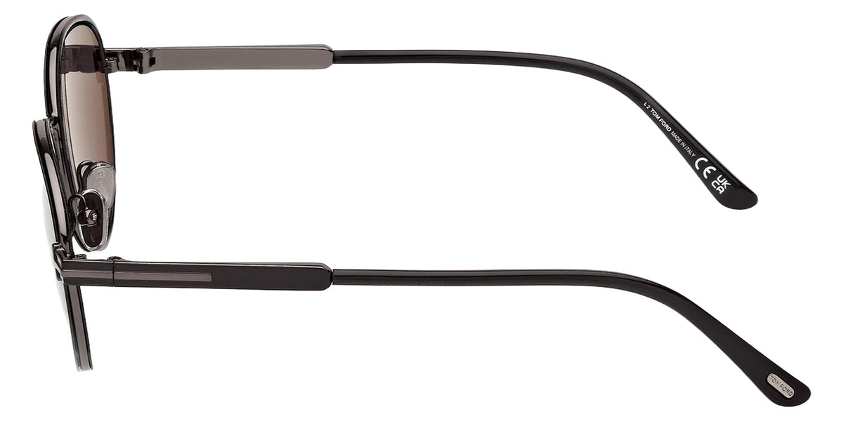 Tom Ford FT1339 JET-02 01A 51 - Shiny Black / Smoke #id:ft133901a_s:100110