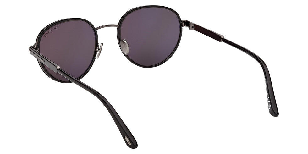 Tom Ford FT1339 JET-02 01A 51 - Shiny Black / Smoke #id:ft133901a_s:100115