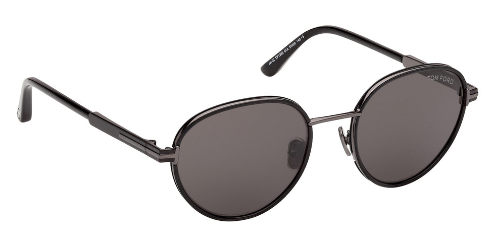 Tom Ford FT1339 JET-02 01A 51 - Shiny Black / Smoke #id:ft133901a_s:100135