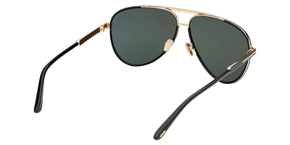 Tom Ford FT1340 RUPERT-02 01N 63 - Shiny Black / Green #id:ft134001n_s:100125