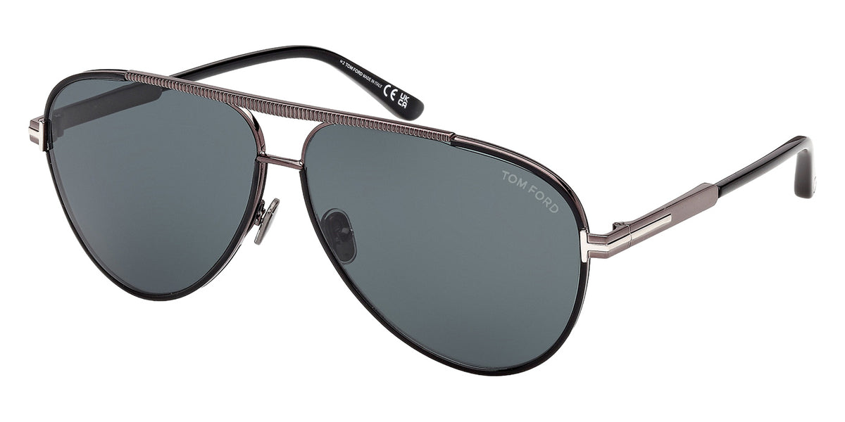 Tom Ford FT1340 RUPERT-02 01V 63 - Shiny Black / Blue #id:ft134001v_s:102105