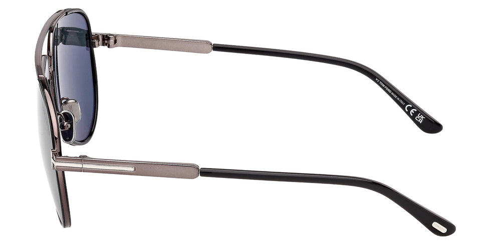 Tom Ford FT1340 RUPERT-02 01V 63 - Shiny Black / Blue #id:ft134001v_s:102110