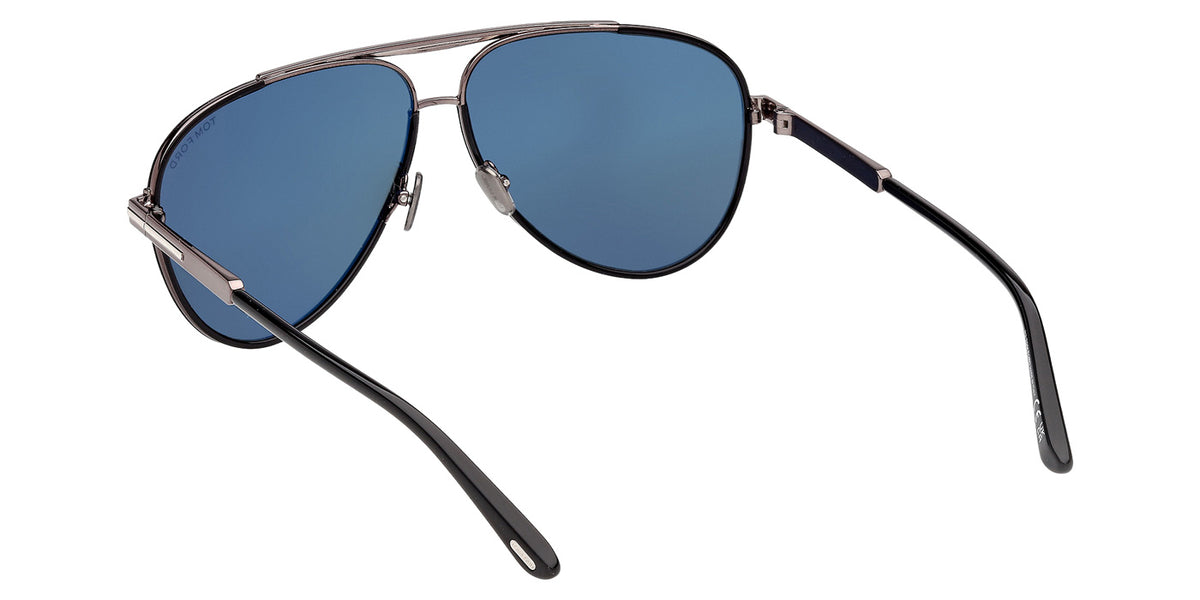 Tom Ford FT1340 RUPERT-02 01V 63 - Shiny Black / Blue #id:ft134001v_s:102115