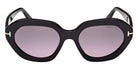 Tom Ford FT1341 MERYL-02 01B 53 - Shiny Black / Gradient Smoke #id:ft134101b_s:100100