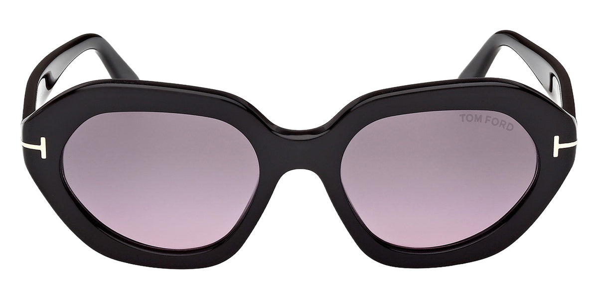 Tom Ford FT1341 MERYL-02 01B 53 - Shiny Black / Gradient Smoke #id:ft134101b_s:100100